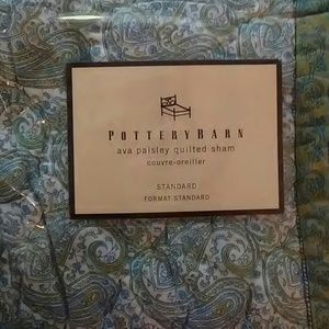 Pottery Barn paisley sham